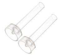 OATIPHO 2pcs Reusable Plastic DIY Tapered Candle Molds 2.2x15cm for Dinner Table Wedding Candle Making Crafts