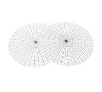 OATIPHO 2pcs Ribbon Bow Maker Tool Set with Equal Spacing Plastic Circle Templates for DIY Rosette Crafting, Brooch Making Supplies, and Scrapbooking Accessories