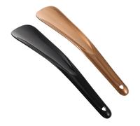 OATIPHO 2Pcs Shoe Horns with Rational Handle Easy Storage Shoe Lifters for Seniors Convenient and Flexible Design and Colors