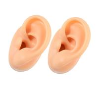 OATIPHO 2Pcs Silicone Ear Models for Piercing Practice Durable Fake Ear Display for Jewelry Training and Observation for Home Use and present Giving