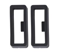 OATIPHO 2Pcs Silicone Watch Band Loops Compatible with Garmin X5, Black, Easy to Install, Flexible and Sturdy Material, Inner Diameter 22Mm, for Sports and Casual Use