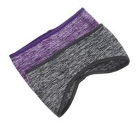 OATIPHO 2pcs Sweat Headband Winter Ear Muffs Fleece Full Cover Sports Heawraps Cold Hair Band for Cold Weather Outdoor