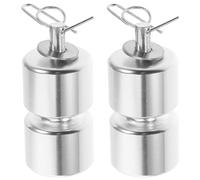 OATIPHO 2pcs Trailer Tailgate Assisting Rollers Aluminum Alloy Sleek Modern Tailgate Hardware Rebuild Kit Reduces Physical Effort Straightforward Installation for Trailer Gates