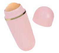 OATIPHO 2pcs Volcanic Stone Oil Absorbing Roller for Face Mineral Blend Absorbs Excess Oil and Impurities Durable Facial Skin Blotting Stick for Quick Touch Ups Pink