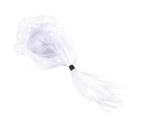 OATIPHO 2pcs White Lawyer Wig Cosplay Prop for Parties and Halloween Comfortable Stage Performance Hairpiece for Masquerade and Events