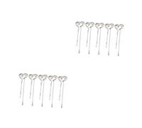 OATIPHO 2sets Love Heart Tassel Brooches for Women Elegant Suit Corsage Accessories for Parties Weddings and Special Occasions Fashionable Jewelry for Unique Style 5pcs*2