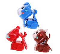 OATIPHO 3 Pack Pet Design Kids Watch Deformable Abs Wristwatch for Boys and Girls Lightweight Teaching Watch for Time Learning Style