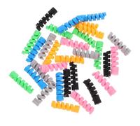 OATIPHO 30pcs Silicone Cable Protectors for USB Charger Cord Flexible Data Cable Protective Covers to Prevent Fracture Cute Covers for Desk Management