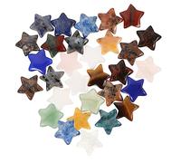 OATIPHO 30Pcs Stone Decor Adorable Home Office Accessory Vibrant Colors for Tabletop Decoration Unique Craft Adornments for Desktop Living Spaces