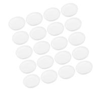 OATIPHO 30pcs White Plastic Mailing Tube End Caps 76mm - Round Cardboard Cylinder Caps for Poster and Art Print Tubes Paper End Plugs with Tight Seal for Document Storage and Shipping