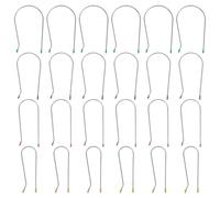 OATIPHO 32pcs Electric Hot Roller Clips Set - U-shaped Metal Hair Curler Pins 1"/1.25"/1.5"/1.75" with Secure Hold for Women’s Hair Styling and Curling