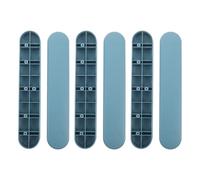 OATIPHO 3pair Portable Toilet Chair Arm Pads Commode Chair Armrest Pads with Soft Corners Sturdy Plastic Non-Slip Design Assisting Sitting and Standing for Elderly Patients