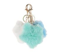 OATIPHO 3pcs Furry Key Cute Plush Five-Pointed Star Keychain Soft Bag Charm Pendant for Handbag Backpack and Purse Accessories Lightweight and Versatile Decor