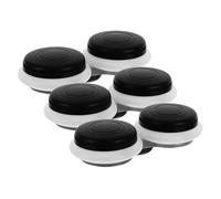 OATIPHO 3pcs Oil Paint Holder with Dual Port Design and Leakproof Lids, Plastic Palette Cups for Cleaning Brushes and Mixing Solvents, for Tabletop Use and Painting the Go
