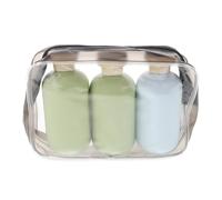 OATIPHO 3pcs Portable Dispensing Bottle Travel Containers Squeeze for Toiletries Shampoo Conditioner Empty Lotion Bottles for Cosmetic Use for Packing Bag