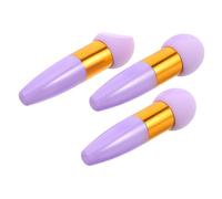OATIPHO 3pcs Puff of Diagonal Cutter Soft Makeup Sponges Handle for Foundation Powder Blending Cosmetic Tools for Face Makeup