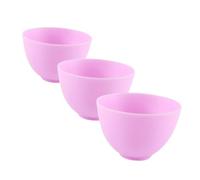 OATIPHO 3pcs Silicone Mask Bowl Set Small Medium Large Bowls for Diy Face Mask Mixing Anti-drop Kitchen Prep Containers