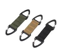 OATIPHO 3pcs Tactical Mask Ear Hook Buckle Set Anti-Slip Nylon Extension Straps for Backpacks Suitable for Outdoor Activities Compatible Masks