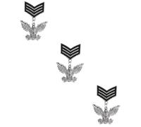 OATIPHO 3pcs Vintage Eagle Brooch Pin for Men Unique Costume Jewelry Accessory Elegant Lapel Pin for Jackets Sweaters Backpacks Sophisticated Badge for Individuality and Style