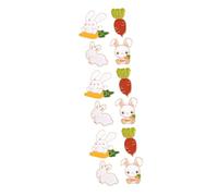 OATIPHO 3sets Cute Rabbit Carrot Brooch Chic Enamel Pins for Clothes Stylish Breastpin Accessories for Ladies for Sweaters Dresses Bags Random Styles Included 4pcs*3
