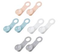 OATIPHO 4 Pairs Toilet Seat Lid Lifter with Wear-Resistant Plastic and Silicone Material, Noise Reducing Toilet Lid Handle to Lift, Creative and Beautiful Design for Home and Other