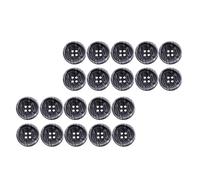 OATIPHO 40Pcs Resin Sewing Buttons 4-Hole Vintage Wood Grain Effect Triangular Oval for Jackets Suits 18L-40L Craft DIY Clothing Accessories