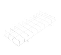 OATIPHO 40x17.5cm Stainless Steel Emergency Light Protective Cover Metal Wire Guard Exit Sign Protective Cage for Fire Safety Emergency Lighting