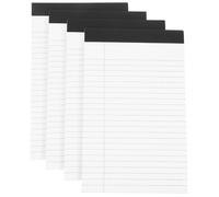 OATIPHO 4pcs A5 Legal Pad Notepads Wide Ruled Lined Paper 12.7x20.3cm Tearable Memo Pads for Office Work and Note Taking