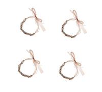 OATIPHO 4pcs Boho Waist Chain Belt with Tassel and Beaded Lace Lightweight Vintage Hippie Style Mesh Headband for Women Versatile Hair Accessory and Necklace for Retro Outfits and Party