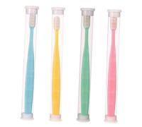 OATIPHO 4Pcs Extra Soft Micro Nano Toothbrush for Oral Care Gentle Bristle Teeth Cleaning Tools for Sensitive Teeth and Outdoor