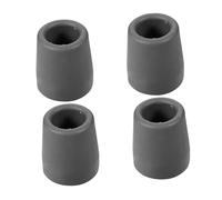OATIPHO 4pcs Heavy Duty Non Slip Walker Tips for Crutches and Canes Durable TPR Replacement Pads with Aluminum Insert for Enhanced Stability and Safety for Shower Chairs and Mobility