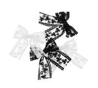 OATIPHO 4pcs Lace Hairpin Bow Clip for Hair Drape Bow Mesh Barrette Women Hairpin