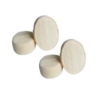 OATIPHO 4pcs Natural Loofah Bath Balls Exfoliating Body Massage Brush for Men Women Skin Scrubber for Dry and Oily Skin Care Elbows Knees Beige Bath Sponge