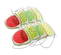 OATIPHO 4pcs Satin Weighted Eye Mask Cooling Hot Eye Patch for Stress Relief Sleep Mask Elastic Band for Home Office Travel Random Style