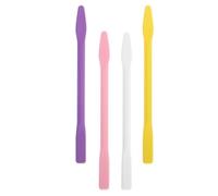 OATIPHO 4pcs Silicone Facial Mask Stick Stir Sticks Reusable Mixing Rods for Tea Face Mask DIY Craft Supplies