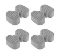 OATIPHO 4pcs Waterproof Non-Slip Replacement Rubber Feet Pads for Bath Stool, Anti-Skid Shower Chair Leg Covers, Slip-Resistant Safety Tips for Bathroom Seating