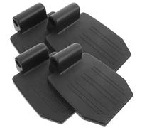 OATIPHO 4pcs Wheelchair Footrest Replacement Japanese Style Ergonomic Footplates for Adults Installation Stable Anti-Slip Support for Transport Chair and Mobility Aid
