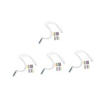 OATIPHO 4sets Stainless Steel Aroma Aromatherapy Essential Oil Diffuser Necklace Locket Pendant Refill Pads Perfume Necklace for Women Scent Pendant Jewelry