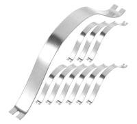 OATIPHO 50pcs Aluminum Alloy Invisible Spring Clips for Picture Frame Backing, Metal Photo Frame Hanging Tools Retaining Function, Suitable for DIY Framing and Picture Mounting