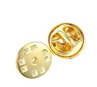OATIPHO 50pcs Metal Butterfly Clutch Pin Backs for Badges Gold Insignia Clutches for DIY Crafts and Uniforms