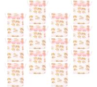 OATIPHO 50pcs Organza Drawstring Bags Wedding Favour Bags Small Mesh Jewelry for Candy Cookies Storage Pink
