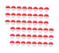 OATIPHO 50Pcs Round Plastic Fillable Balls for Candy Storage and Display Reusable Empty Capsules for Party Favors and Vending Machines Classic Red and White Mix