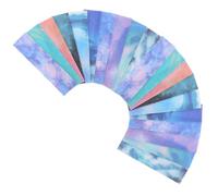 OATIPHO 50pcs Sensory Anti- Stickers Rough Texture Gradient Design, Portable Calming Adhesive Strips for, Colorful Sticky Labels for Desk and Phone Decor