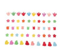 OATIPHO 50Pcs Small Hair Claw Clips Mini Flower Star Heart Crown Jaw Barrettes for Comfortable Non-slip Plastic Hair Accessories for Birthday Parties and Daily Styling