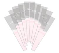 OATIPHO 50pcs Transparent Two Tone Flower Sleeves for Bouquets Single Rose Wrapping Bags for Valentine Day Weddings and Floral Displays