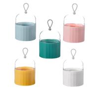 OATIPHO 5pcs Beauty Egg Storage Box Lid Makeup Sponge Case Portable and Compact Storage for Make up Sponge Cosmetic Supplies