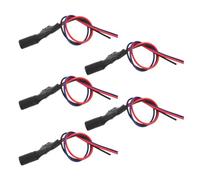 OATIPHO 5pcs Car Rearview Camera Rectifier Cable with Signal Filter and Relay Capacitor Weather-resistant Backup Camera Power Supply Filter for Reliable Reversing Performance and Wide