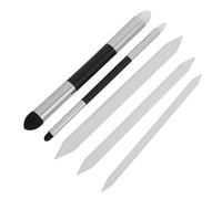 OATIPHO 5pcs Double-headed Sketch Tool Set with Large and Small Silver Blending Stumps and 3 Paper Blender Pens for Shadow Detail Correction and Charcoal Drawing Art