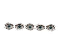 OATIPHO 5pcs Rhinestone Evil Eye Brooch Pin Women Lapel Pin Retro Jewelry for Clothing Accessories
