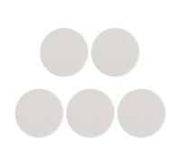 OATIPHO 5pcs Small Round Latex Powder Puff Set, Soft Cotton Makeup Sponge for Foundation and Loose Powder, White Makeup Tool for Face Cosmetics, Suitable for Travel and Daily Use